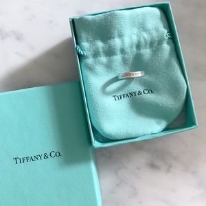 Authentic Tiffany and Co. 1837 Ring - 4 1/2